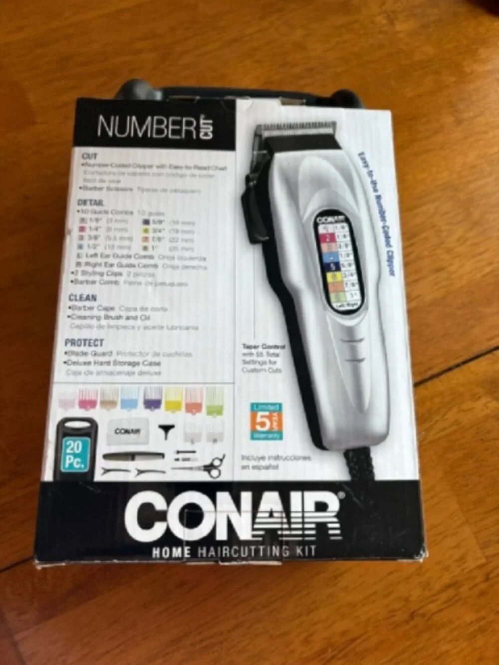Conair number cut